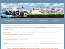 Tablet Screenshot of murmanbus.ru